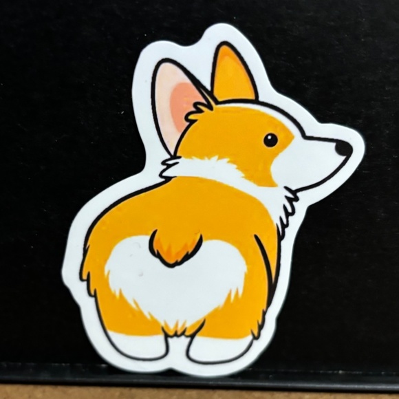 CORGI DOG  STICKER - Picture 1 of 1